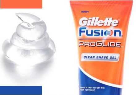 2012 - 04 - Gel à raser transparent Fusion ProGlide de Gillette 