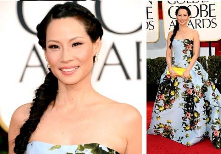 Golden Globes 2013: How to achieve Lucy Liu hairstyle